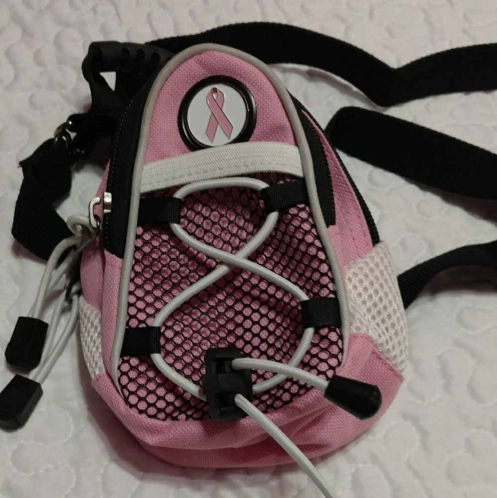 Breast cancer shoulder bag
